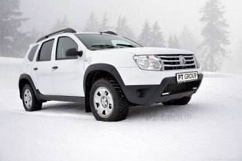 5 999 р. Комплект накладок на колёсные арки Petroil Tuning Renault Duster HS рестайлинг (2015-2021) (Текстурная поверхность)  с доставкой в г. Санкт‑Петербург. Увеличить фотографию 3