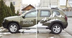 8 749 р. Накладки на колёсные арки RA  Renault Duster  HS (2015-2021) рестайлинг (Неокрашенные)  с доставкой в г. Санкт‑Петербург. Увеличить фотографию 2