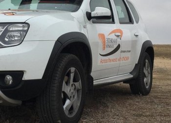 7 649 р. Накладки на колесные арки Артформ Renault Duster HS рестайлинг (2015-2021)  с доставкой в г. Санкт‑Петербург. Увеличить фотографию 3