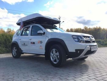 7 649 р. Накладки на колесные арки Артформ Renault Duster HS рестайлинг (2015-2021)  с доставкой в г. Санкт‑Петербург. Увеличить фотографию 1