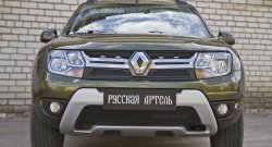 1 139 р. Защитная сетка решетки радиатора РА  Renault Duster  HS (2015-2021) рестайлинг  с доставкой в г. Санкт‑Петербург. Увеличить фотографию 2