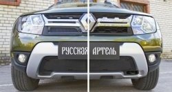 1 139 р. Защитная сетка решетки радиатора РА  Renault Duster  HS (2015-2021) рестайлинг  с доставкой в г. Санкт‑Петербург. Увеличить фотографию 4