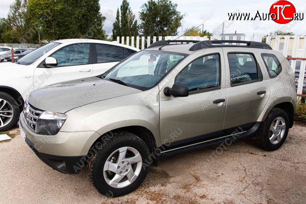 4 649 р. Молдинги дверей Артформ Renault Duster HS дорестайлинг (2010-2015)  с доставкой в г. Санкт‑Петербург