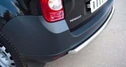 14 999 р. Одинарная защита заднего бампера из трубы диаметром 63 мм (4x2) SLITKOFF Renault Duster HS дорестайлинг (2010-2015)  с доставкой в г. Санкт‑Петербург. Увеличить фотографию 3