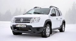 5 999 р. Комплект накладок на колёсные арки Petroil Tuning Renault Duster HS дорестайлинг (2010-2015) (Текстурная поверхность)  с доставкой в г. Санкт‑Петербург. Увеличить фотографию 2