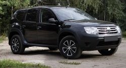 8 599 р. Накладки арок RA (комплект)  Renault Duster  HS (2010-2015) дорестайлинг (Поверхность шагрень)  с доставкой в г. Санкт‑Петербург. Увеличить фотографию 2