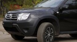 8 599 р. Накладки арок RA (комплект)  Renault Duster  HS (2010-2015) дорестайлинг (Поверхность шагрень)  с доставкой в г. Санкт‑Петербург. Увеличить фотографию 1