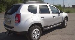 3 999 р. Накладки на двери Petroil Tuning Renault Duster HS дорестайлинг (2010-2015) (Тисненый пластик)  с доставкой в г. Санкт‑Петербург. Увеличить фотографию 2