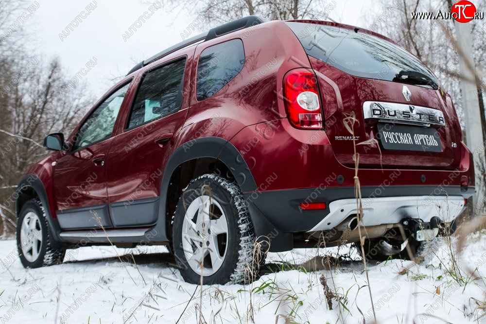 7 999 р. Диффузор заднего бампера RA Renault Duster HS дорестайлинг (2010-2015)  с доставкой в г. Санкт‑Петербург