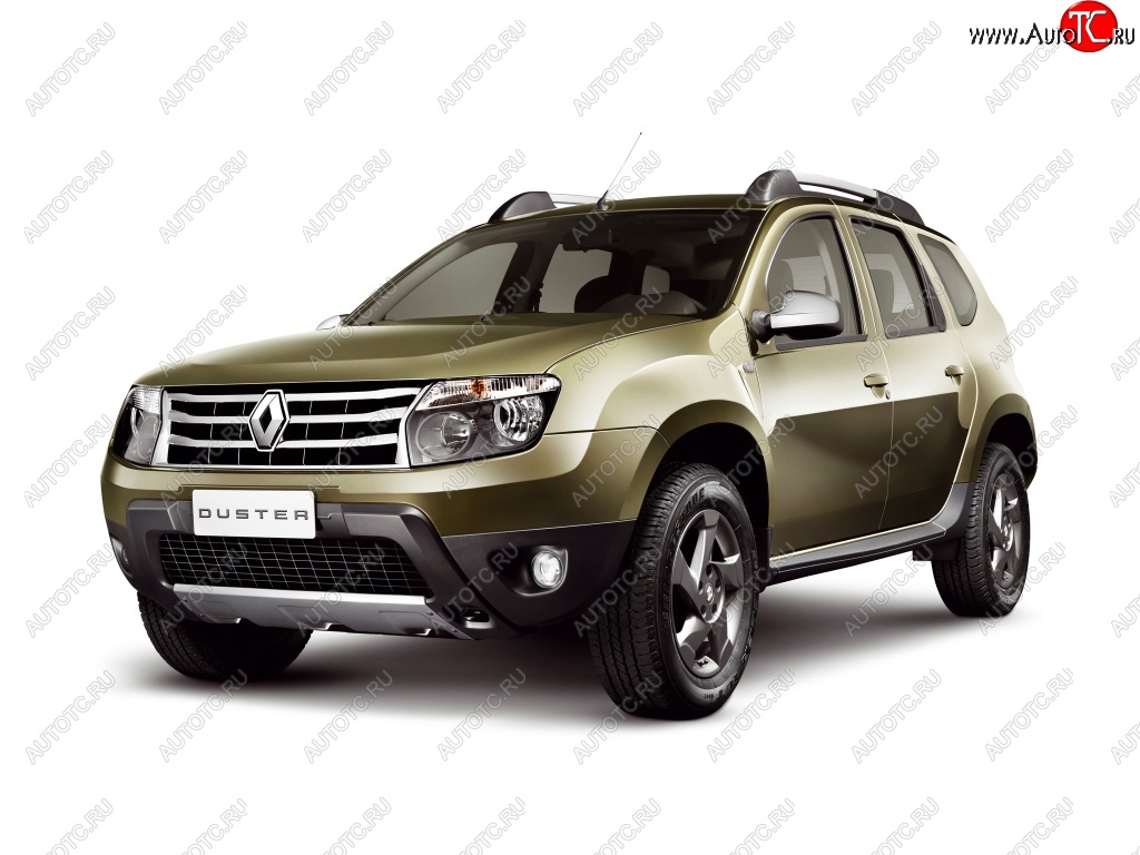 5 999 р. Передний бампер Стандартный (с отверстиями под ПТФ) Renault Duster HS дорестайлинг (2010-2015) (Неокрашенный)  с доставкой в г. Санкт‑Петербург