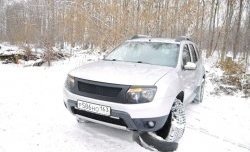 4 599 р. Решётка радиатора DM-Style  Renault Duster  HS (2010-2015) дорестайлинг (Без сетки, Неокрашенная глянец (под окраску))  с доставкой в г. Санкт‑Петербург. Увеличить фотографию 4