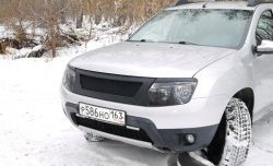 4 599 р. Решётка радиатора DM-Style  Renault Duster  HS (2010-2015) дорестайлинг (Без сетки, Неокрашенная глянец (под окраску))  с доставкой в г. Санкт‑Петербург. Увеличить фотографию 2