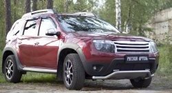 2 179 р. Защитная сетка решетки переднего бампера (c дхо и обвесом) РА Renault Duster HS дорестайлинг (2010-2015)  с доставкой в г. Санкт‑Петербург. Увеличить фотографию 3