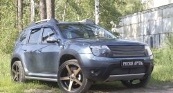 2 199 р. Защитная сетка решетки переднего бампера (с обвесом без дхо) РА  Renault Duster  HS (2010-2015) дорестайлинг  с доставкой в г. Санкт‑Петербург. Увеличить фотографию 2