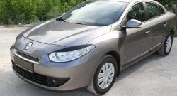 869 р. Реснички RA на фары дорестайлинг  Renault Fluence (2010-2012) дорестайлинг (Неокрашенные)  с доставкой в г. Санкт‑Петербург. Увеличить фотографию 1