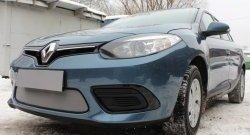 1 539 р. Сетка на бампер Russtal (хром)  Renault Fluence (2010-2012)  с доставкой в г. Санкт‑Петербург. Увеличить фотографию 2