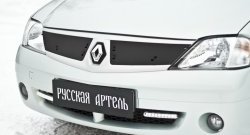 879 р. Зимняя заглушка решетки радиатора РА Renault Logan 1 дорестайлинг (2004-2010)  с доставкой в г. Санкт‑Петербург. Увеличить фотографию 1