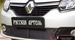 1 799 р. Защитная сетка в нижнюю часть бампера RA  Renault Logan  2 (2014-2018)  с доставкой в г. Санкт‑Петербург. Увеличить фотографию 6