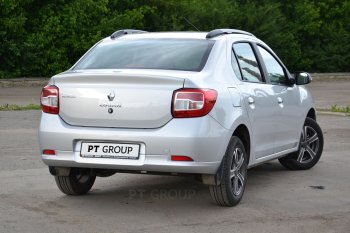 6 449 р. Рейлинги Petroil Tuning Комфорт Renault Logan Stepway (2018-2024) (Серебристый муар)  с доставкой в г. Санкт‑Петербург. Увеличить фотографию 5