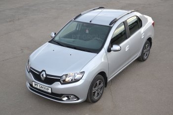 6 449 р. Рейлинги Petroil Tuning Комфорт Renault Logan Stepway (2018-2024) (Серебристый муар)  с доставкой в г. Санкт‑Петербург. Увеличить фотографию 6