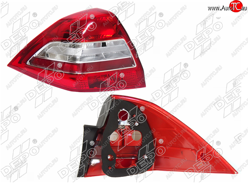 6 199 р. Левый фонарь задний DEPO  Renault Megane  седан (2006-2009)  рестайлинг  с доставкой в г. Санкт‑Петербург