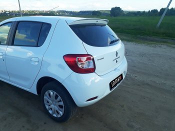 6 499 р. Спойлер INMAX  Renault Sandero  (B8) - Sandero Stepway  (B8) (неокрашенный)  с доставкой в г. Санкт‑Петербург. Увеличить фотографию 12