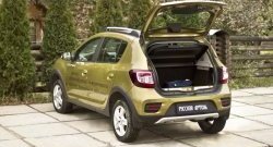 1 749 р. Защитная накладка на задний бампер Stepway RA  Renault Sandero Stepway  (B8) (2014-2018) дорестайлинг  с доставкой в г. Санкт‑Петербург. Увеличить фотографию 4