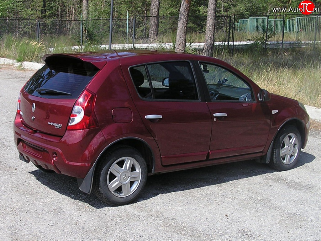 4 649 р. Спойлер Kart RS 2 Renault Sandero Stepway (BS) (2010-2014) (Неокрашенный)  с доставкой в г. Санкт‑Петербург