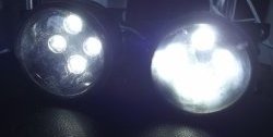 2 179 р. Разработка и создание уникальных дневных ходовых огней LED АвтоТК Toyota Highlander XU70 (2020-2024) (4 LED/модуль, Цвет свечения: холодный белый, Выключение ДХО при габаритах, Взамен ПТФ)  с доставкой в г. Санкт‑Петербург. Увеличить фотографию 6