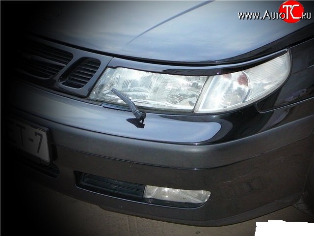 1 119 р. Реснички Sport на фары SAAB 9-5 YS3E cедан дорестайлинг (1997-2001)  с доставкой в г. Санкт‑Петербург