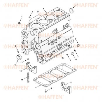 106 999 р. Блок цилиндров (4ISBe, 4ISDe V=4.5) HAFFEN Higer KLQ 6128 автобус (2019-2024)  с доставкой в г. Санкт‑Петербург. Увеличить фотографию 9