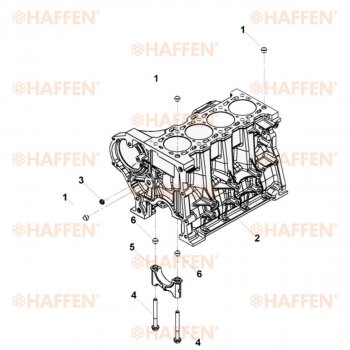 89 499 р. Блок цилиндров ISF 2.8 HAFFEN ГАЗ Соболь 2217 Бизнес автобус 2-ой рестайлинг автобус (2010-2024)  с доставкой в г. Санкт‑Петербург. Увеличить фотографию 11