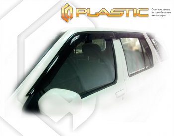 Дефлектора окон CA-Plastic Nissan Terrano2 R50 дорестайлинг (1995-1999)  (Classic полупрозрачный)