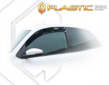 Дефлектора окон CA-Plastic (3 двери) Volkswagen Polo 5 хэтчбек дорестайлинг (2009-2015)