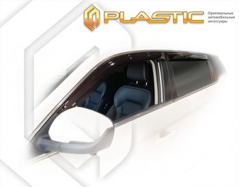 2 799 р. Ветровики дверей CA-Plastic  Geely Atlas Pro  NL3 (2019-2024) (Classic полупрозрачный)  с доставкой в г. Санкт‑Петербург. Увеличить фотографию 1