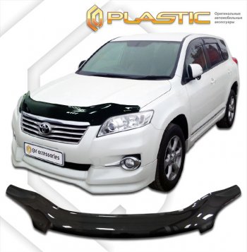 2 199 р. Дефлектор капота (exclusive) CA-Plastic  Toyota Vanguard (2007-2013) (Classic чёрный, Без надписи)  с доставкой в г. Санкт‑Петербург. Увеличить фотографию 1