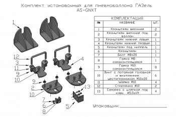 25 849 р. Пневмоподвеска на задний мост (для стандартной подвески) РИФ ГАЗ ГАЗель 3221,Бизнес 2-ой рестайлинг автобус (2010-2024)  с доставкой в г. Санкт‑Петербург. Увеличить фотографию 7