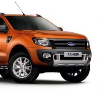 6 949 р. Защитная сетка в бампер (ячейка 4х10 мм.) Alfeco Премиум Ford Ranger DoubleCab дорестайлинг (2011-2016) (Чёрная)  с доставкой в г. Санкт‑Петербург. Увеличить фотографию 1