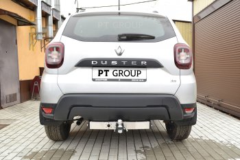 18 399 р. Фаркоп (с нержавеющей накладкой) Petroil Tuning Renault Duster HM (2020-2024) (Без заглушки )  с доставкой в г. Санкт‑Петербург. Увеличить фотографию 6