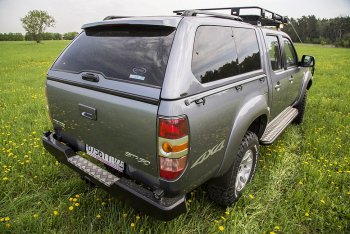 33 999 р. Бампер задний силовой РИФ Mazda BT-50 (2006-2011) (С квадратом под фаркоп)  с доставкой в г. Санкт‑Петербург. Увеличить фотографию 2