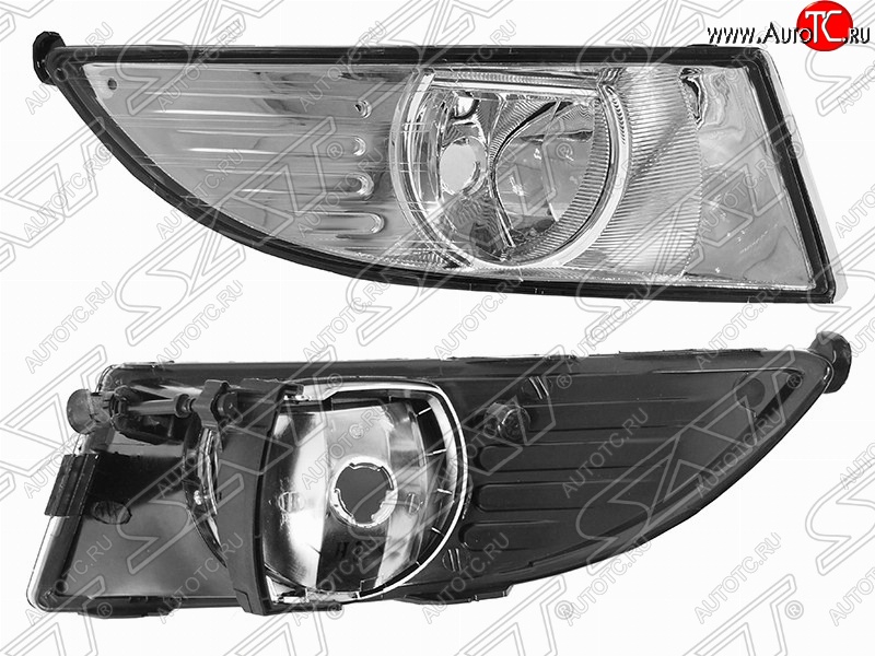 2 679 р. Правая противотуманная фара SAT (под одну лампу) Skoda Fabia Mk2 универсал рестайлинг (2010-2014)  с доставкой в г. Санкт‑Петербург