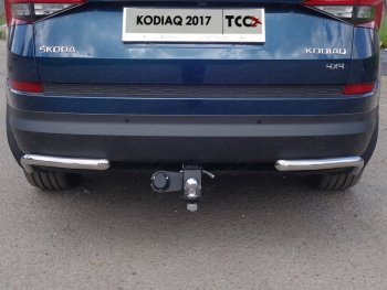 13 949 р. Фаркоп (тягово-сцепное устройство) TCC  Skoda Kodiaq  NU7 (2017-2021) дорестайлинг (Оцинкованный, шар E )  с доставкой в г. Санкт‑Петербург. Увеличить фотографию 1