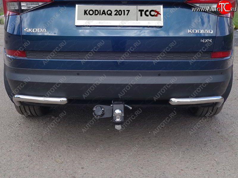 13 949 р. Фаркоп (тягово-сцепное устройство) TCC  Skoda Kodiaq  NU7 (2017-2021) дорестайлинг (Оцинкованный, шар E )  с доставкой в г. Санкт‑Петербург