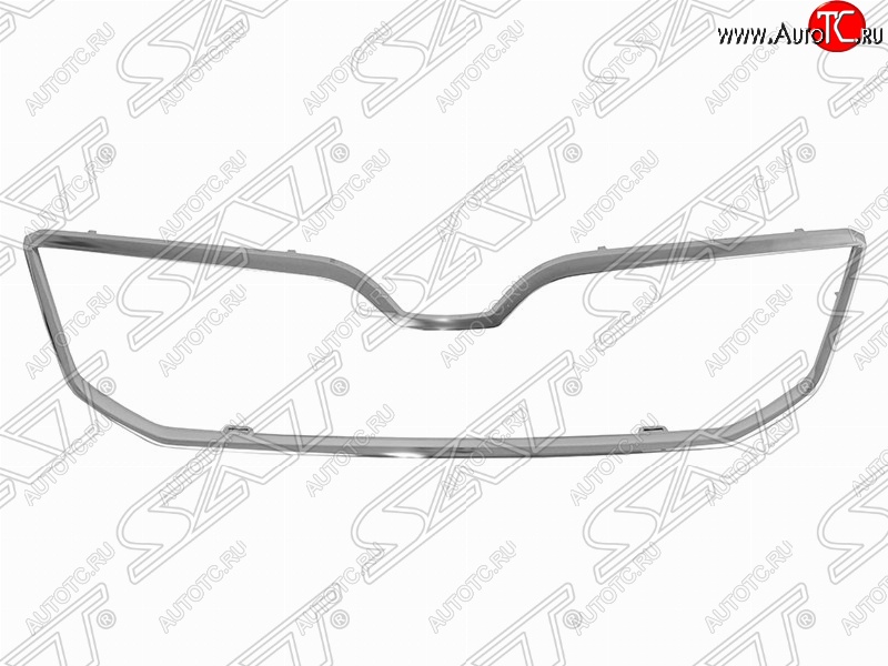 2 159 р. Молдинг решетки радиатора SAT Skoda Octavia A7 дорестайлинг лифтбэк (2012-2017)  с доставкой в г. Санкт‑Петербург