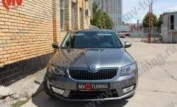 1 149 р. Комплект ресничек на фары Sport Skoda Octavia A7 дорестайлинг лифтбэк (2012-2017) (Неокрашенные)  с доставкой в г. Санкт‑Петербург. Увеличить фотографию 2