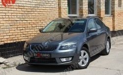 1 149 р. Комплект ресничек на фары Sport Skoda Octavia A7 дорестайлинг лифтбэк (2012-2017) (Неокрашенные)  с доставкой в г. Санкт‑Петербург. Увеличить фотографию 3