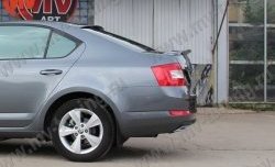 5 849 р. Спойлер RS Skoda Octavia A7 дорестайлинг лифтбэк (2012-2017) (Неокрашенный)  с доставкой в г. Санкт‑Петербург. Увеличить фотографию 6