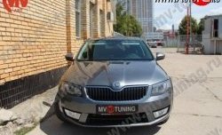 1 999 р. Вставки в нижнюю часть бампера в стиле RS Skoda Octavia A7 дорестайлинг лифтбэк (2012-2017) (Неокрашенные)  с доставкой в г. Санкт‑Петербург. Увеличить фотографию 2