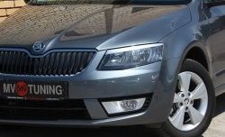 1 999 р. Вставки в нижнюю часть бампера в стиле RS Skoda Octavia A7 дорестайлинг лифтбэк (2012-2017) (Неокрашенные)  с доставкой в г. Санкт‑Петербург. Увеличить фотографию 1