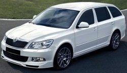 6 199 р. Накладка на передний бампер NEO Skoda Octavia A5 лифтбэк рестайлинг (2008-2013) (Неокрашенная)  с доставкой в г. Санкт‑Петербург. Увеличить фотографию 1